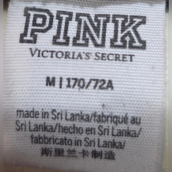 PINK Victoria's Secret Rainbow Spellout Joggers Sweatpants - Picture 5 of 5